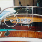 Riva Boat cockpit